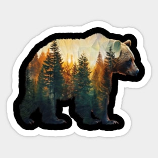 Grizzly Bear Diets Sticker